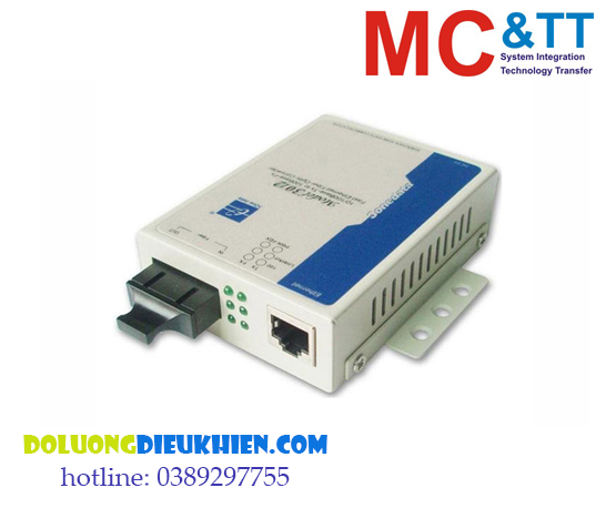 Model3012: Bộ chuyển đổi quang điện 1 cổng Gigabit Ethernet+ 1 cổng Gigabit Quang (2 sợi quang, Single mode, SC, 20km)