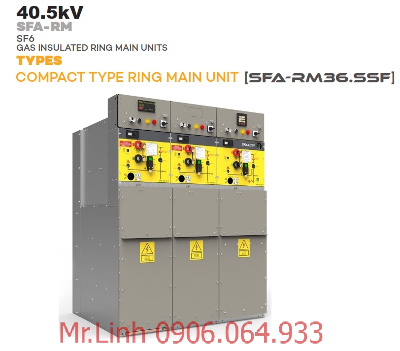 Tủ trung thế RMU compact 35 kV 40.5kv