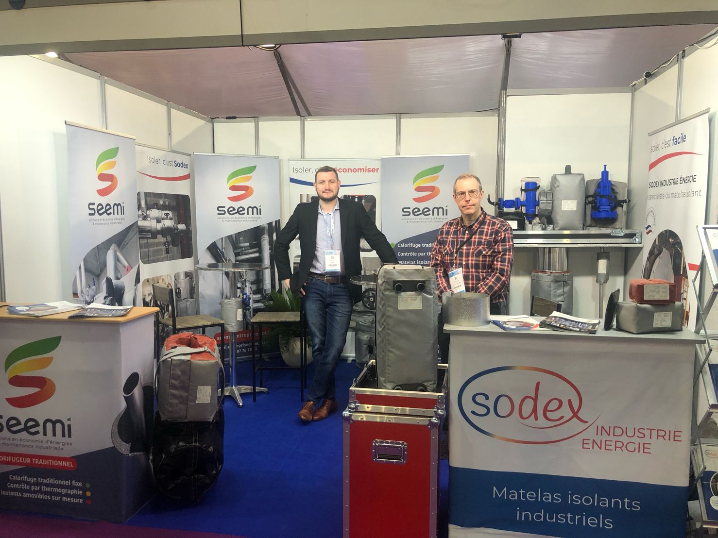 Trưng bày sản phẩm cách nhiệt công nghiệp Sodex tại Rennes Pháp