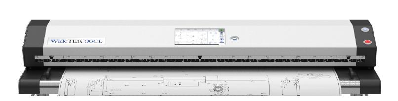 Máy quét A0(915mm), màu, CIS màu siêu nhanh (15m/phút với 200dpi), tài liệu quét 965mm, Model WideTEK®36CL.