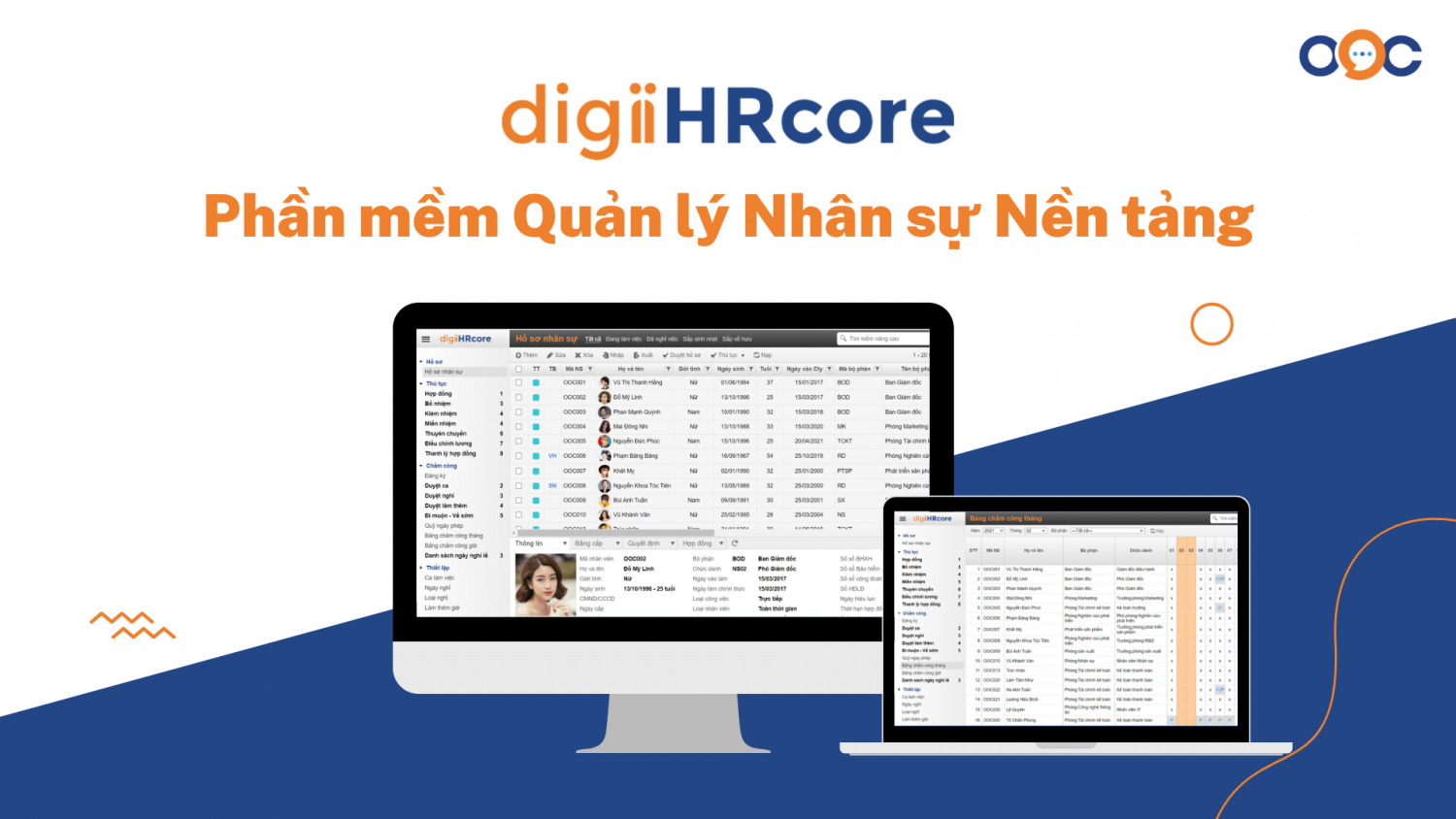 Phần mềm quản lý nhân sự digiiHRcore