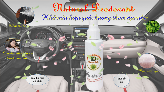 Dung dịch khử mùi thiên nhiên Natural Deodorant (100 ml) 8938535982008
