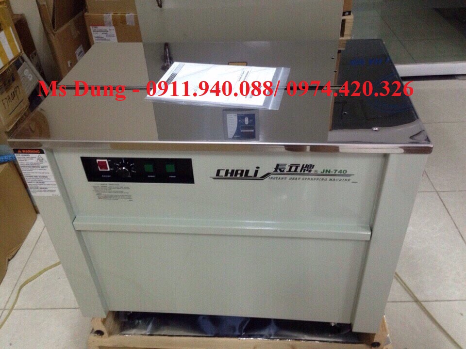 Máy quấn đai thùng bán tự động Chali JN740