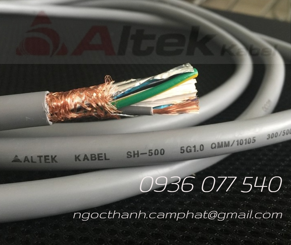 Cáp điều khiển CT-500 5G 1.0 MM2 - Cáp Altek Kabel không chống nhiễu CU/PVC/PVC
