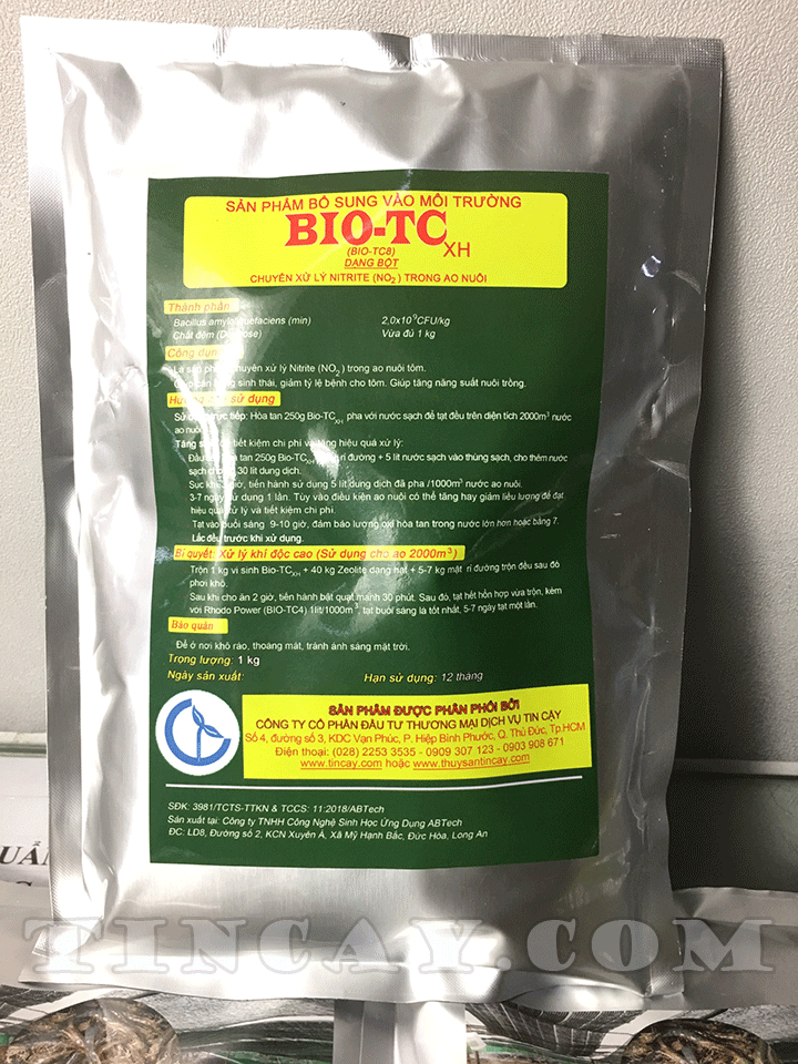 Men vi sinh xử lý khí độc NO2 BIO-TC XH dạng bột (BIO-TC8)