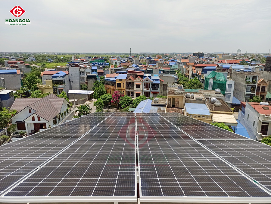 Dự án: Lắp đặt điện mặt trời hòa lưới 8,8kwp cho hộ gia đình tại Nam Định