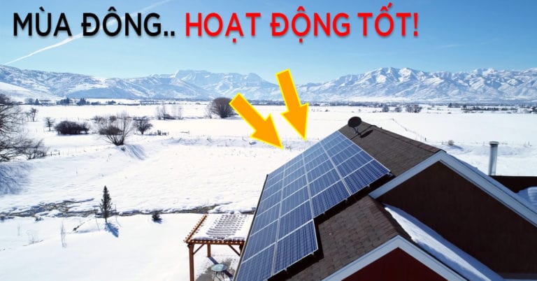 Có nên lắp điện mặt trời vào mùa đông