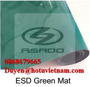 Thảm cao su chống tĩnh điện (ESD rubber mat) 