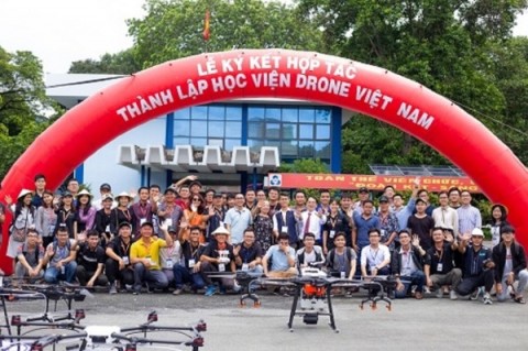 Học viện đào tạo máy bay không người lái (Drone) đầu tiên được thành lập tại Việt Nam