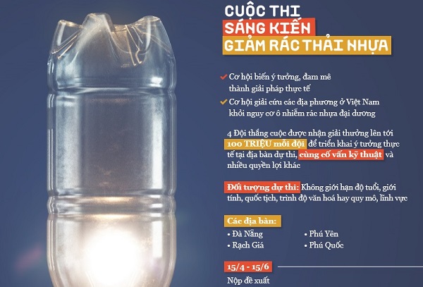 Phát động cuộc thi Sáng kiến giảm rác thải nhựa tại Việt Nam