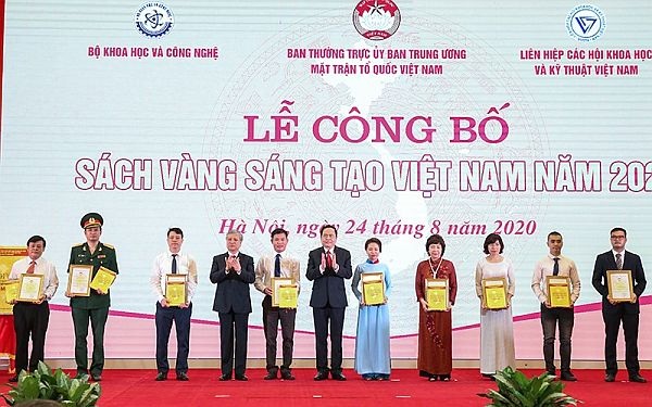 Sách vàng sáng tạo Việt Nam năm 2020