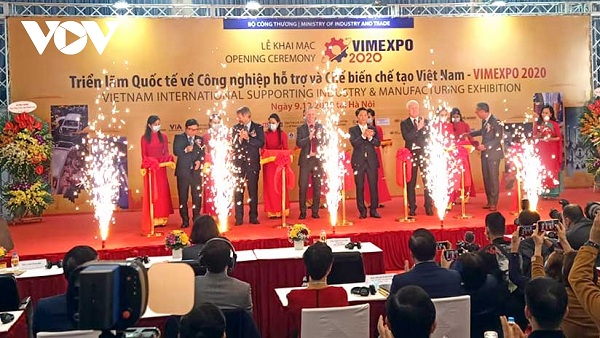 Gần 250 gian hàng tham gia Triển lãm Quốc tế về Công nghiệp hỗ trợ và Chế biến chế tạo Việt Nam- VIMEXPO 2020