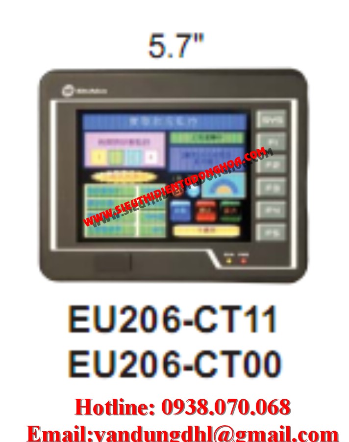 Màn hinh cảm ứng Shihlin EU206-CT11 (màu, có ethernet), EU206-CT00(màu), EU206-GS00(đen trắng), 5.7