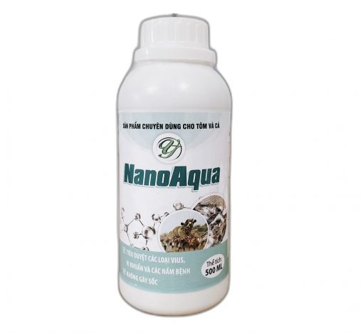 NANOAQUA - Dung dịch Nano bạc khử khuẩn và phòng trị bệnh trong nuôi trồng thủy sản