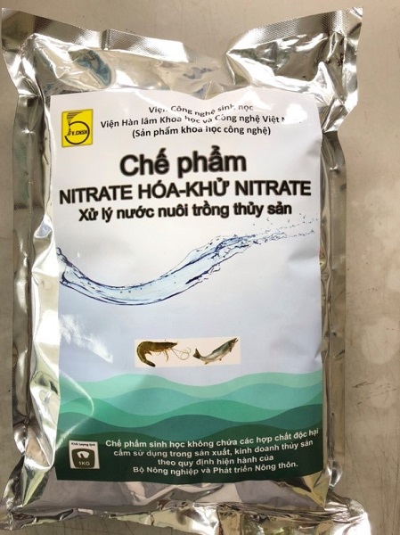 Chế phẩm nitrate hóa khử nitrate xử lý nước nuôi trồng thủy sản