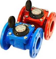 Đồng hồ đo lưu lượng nước nóng bằng gang nối bích Powogaz-Ba Lan DN50-DN150