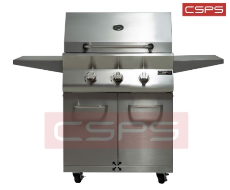 Lò nướng BBQ CSPS 147cm – 03 đầu đốt