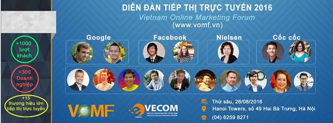 Diễn đàn tiếp thị trực tuyến 2016 lần đầu tổ chức quy mô tại Việt Nam