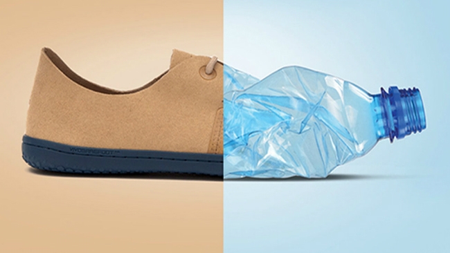 Anh chế giày cao cấp từ vỏ chai nhựa tái chế