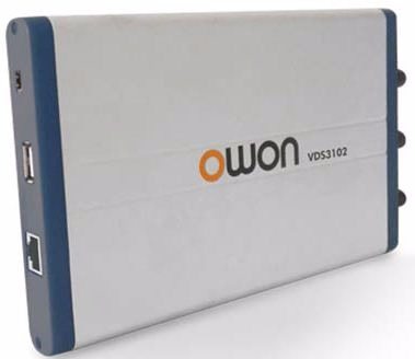 Máy hiện sóng PC OWON VDS3102, 100Mhz, 2+1 channel, 1Gsa/s (PC Oscilloscope Owon VDS3102)